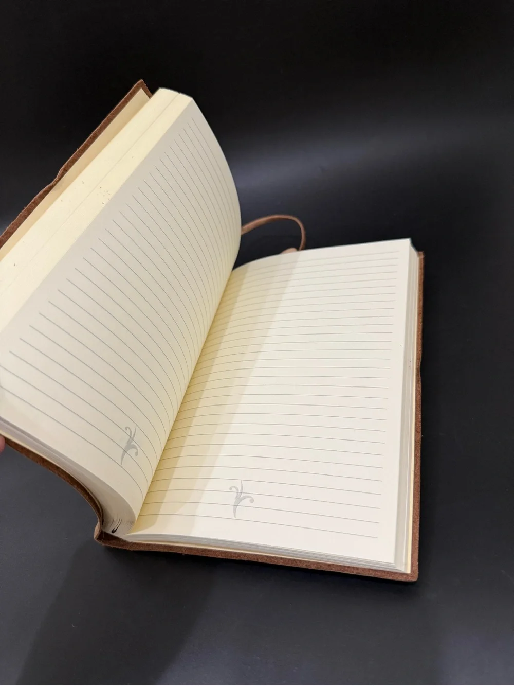 Barnes & Noble Brown Tooled Leather with Bead Journal Notebook
